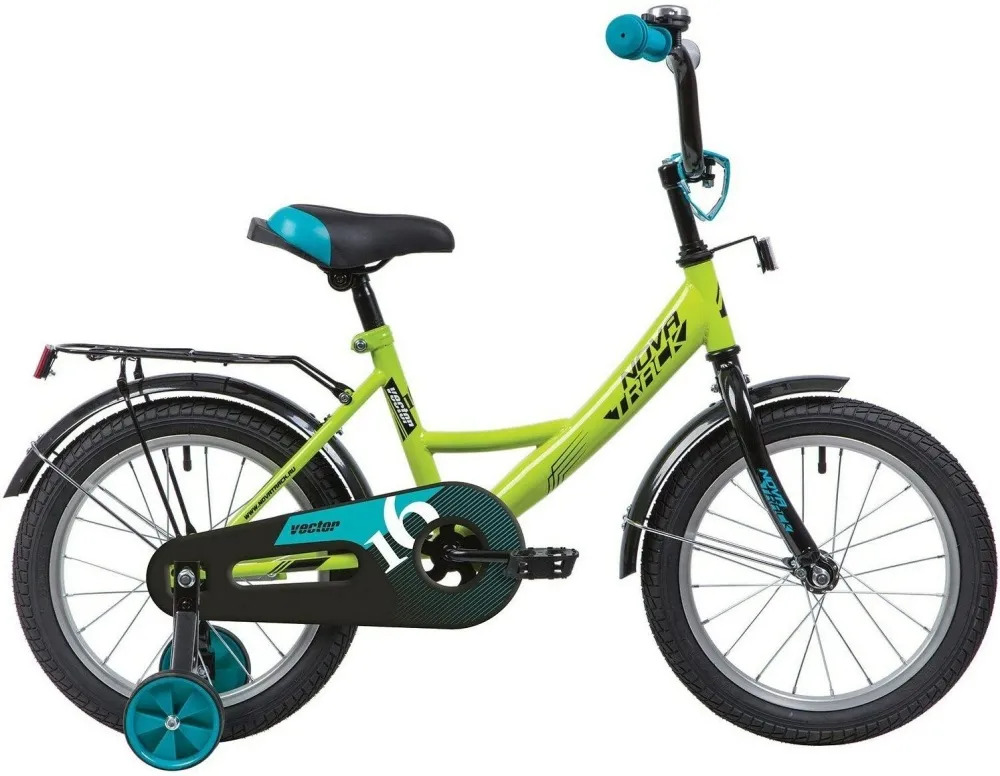 Велосипед NOVATRACK 16" VECTOR лаймовый