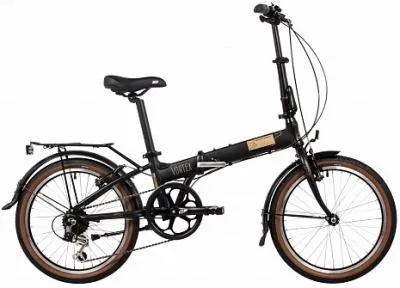Велосипед NOVATRACK 20" VORTEX складной черный