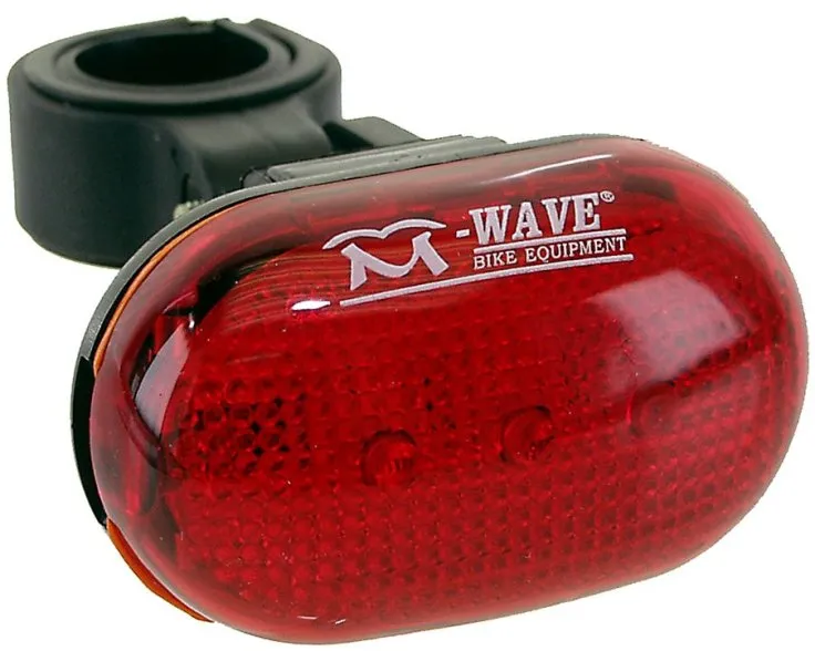 Фонарь 5-221040 задний 3д/2ф красный с бат M-WAVE