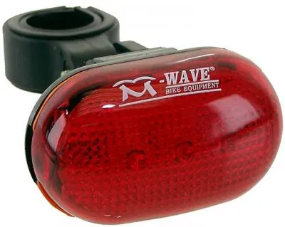 Фонарь 5-221040 задний 3д/2ф красный с бат M-WAVE